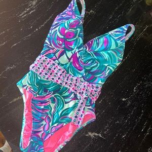 Lilly Pulitzer Multicolor Tropical Swimsuit